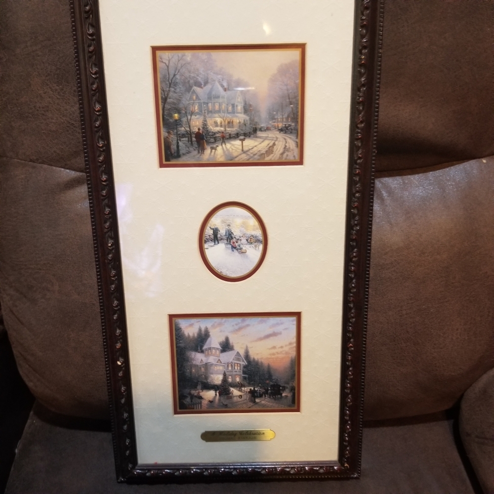 THOMAS KINKADE  " A HOLIDAY CELEBRATION "